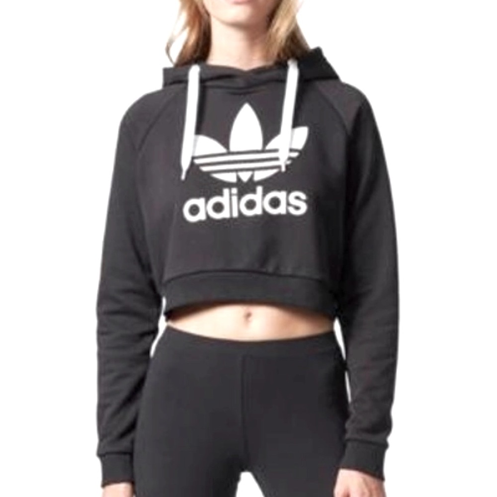 adidas originals cropped hoodie